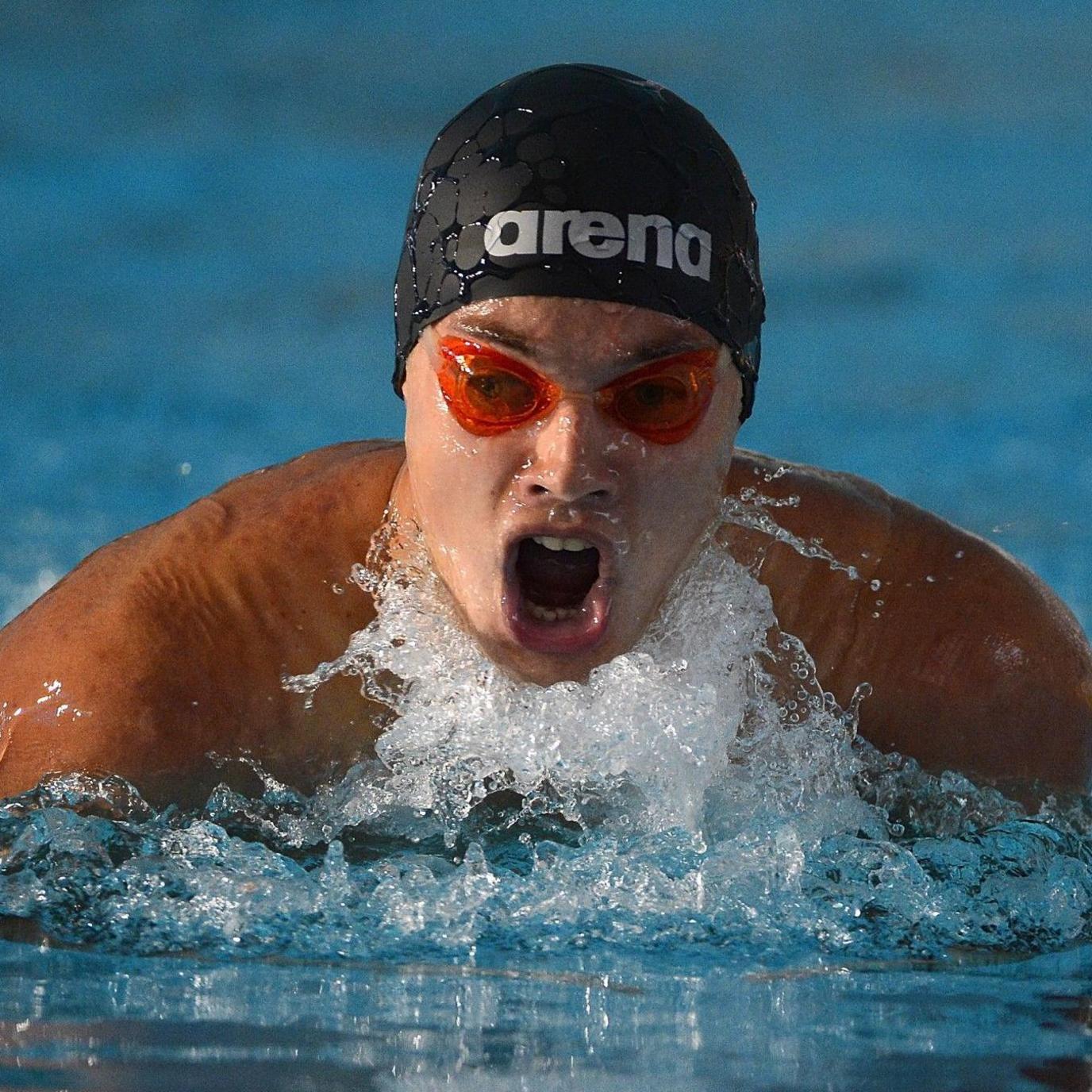 Danylo Chufarov competing at the 2013 IPC Swimming World Championships in Montreal