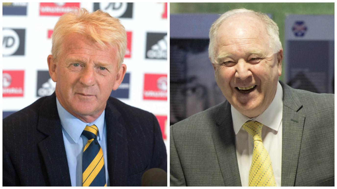 Gordon Strachan and Craig Brown