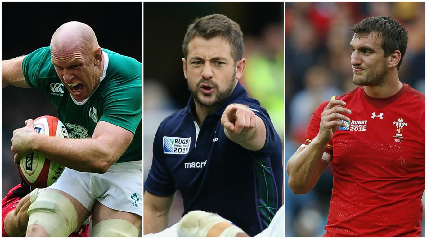 Paul O'Connell, Greig Laidlaw and Sam Warburton