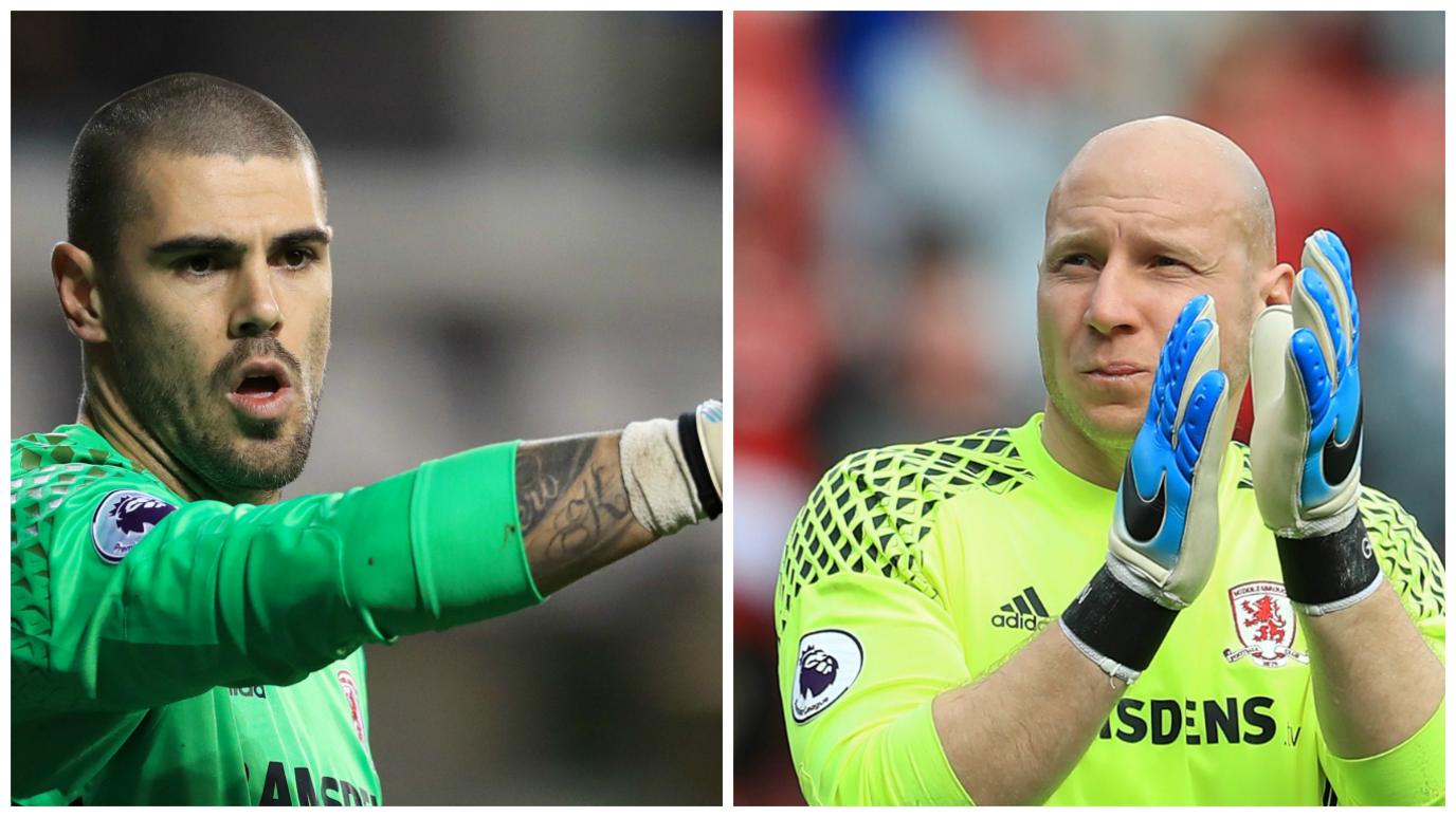 Victor Valdes and Brad Guzan