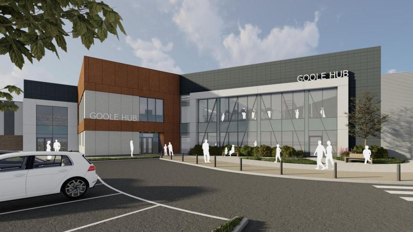 Artist's impression of Goole Hub