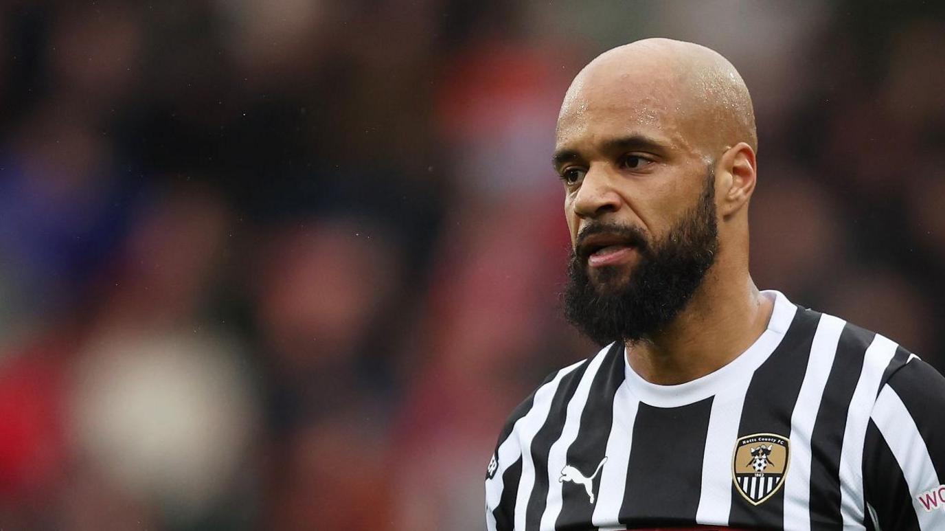 David McGoldrick in action for Notts County