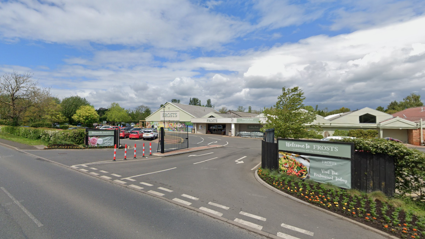 Frosts Willington Garden Centre on Sandy Road in Willington