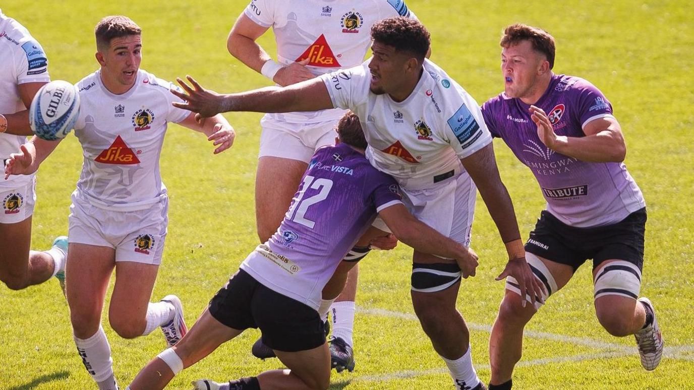 Exeter met Cornish Pirates at Sandy Park in a pre-season friendly in August