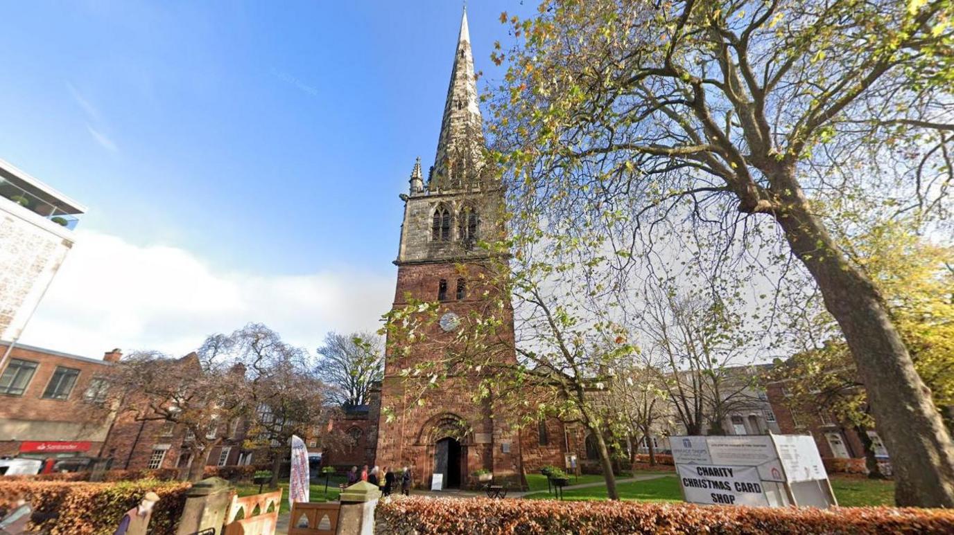 St Mary's Church in Shrewsbury