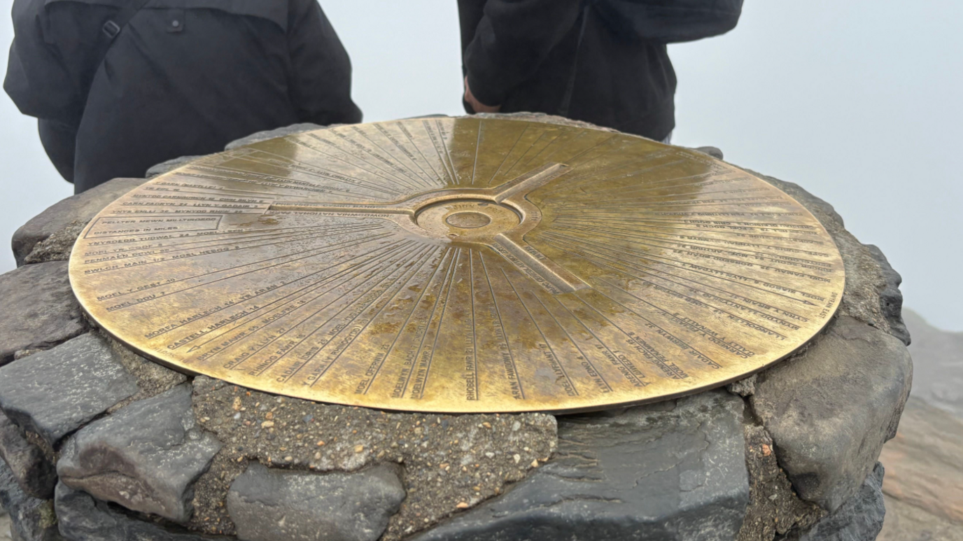 Piler triongli copa'r Wyddfa