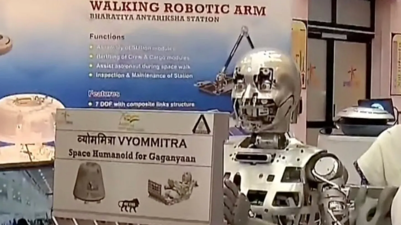 Isro's Vyommitra is a female humanoid