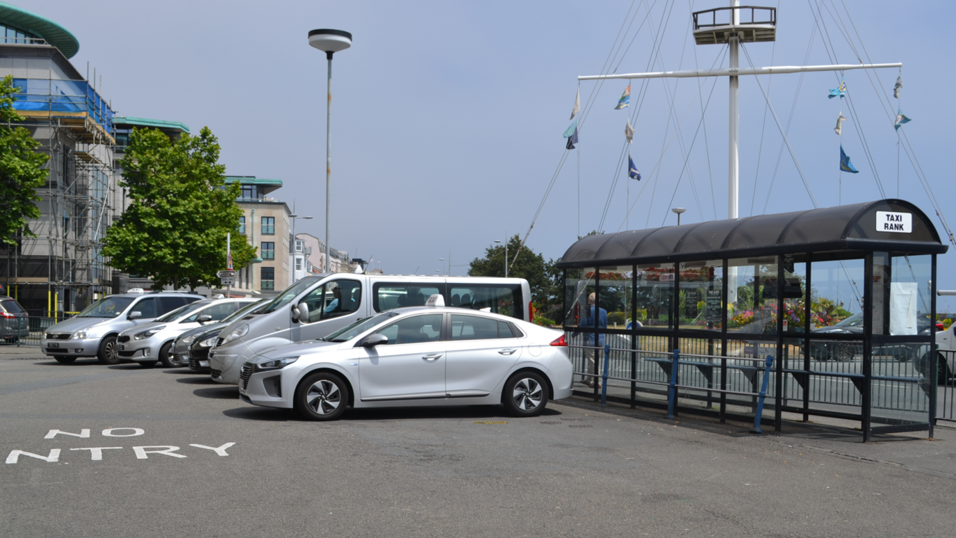 Guernsey taxi rank