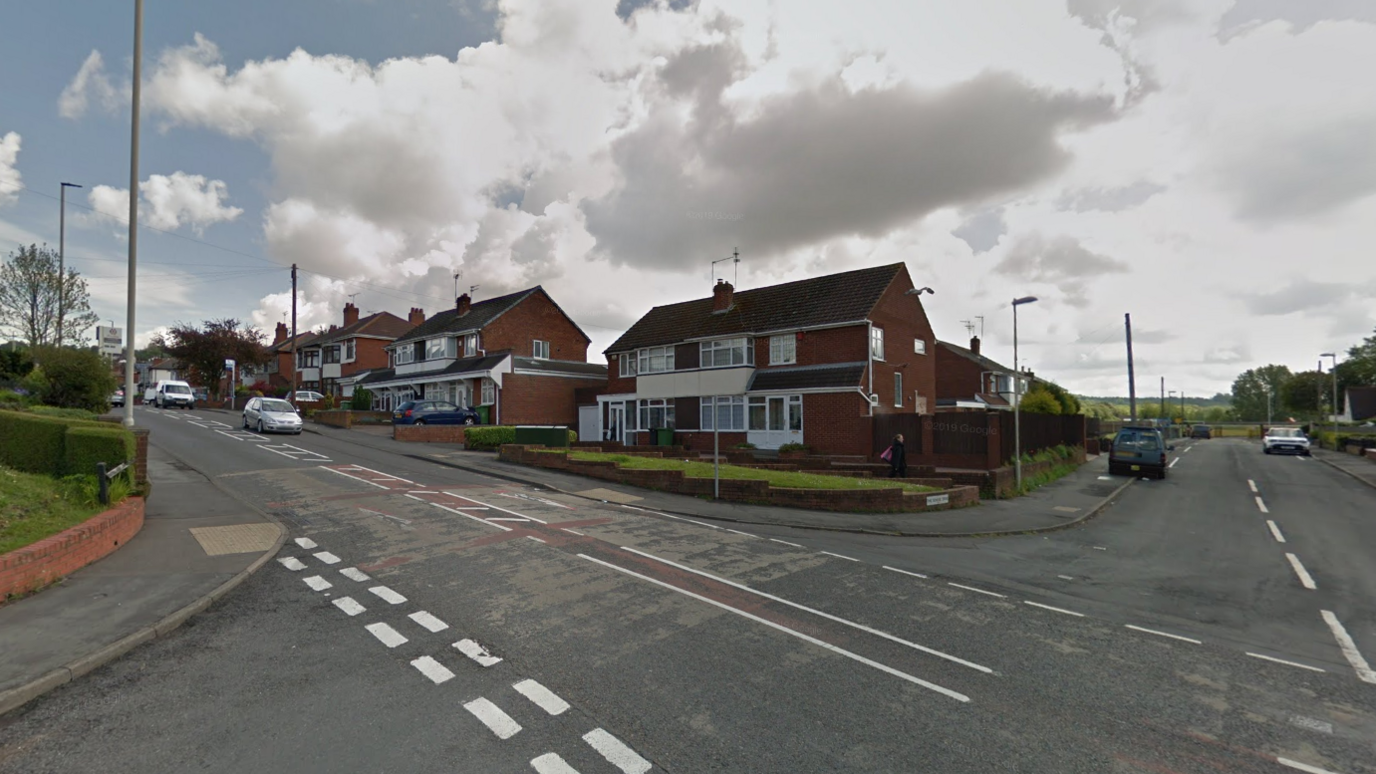 Semi detached houses in Buffery Road, Dudley