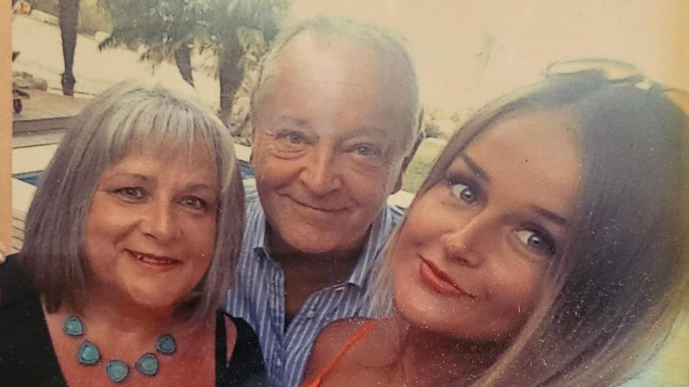 Molly McLaren with her parents