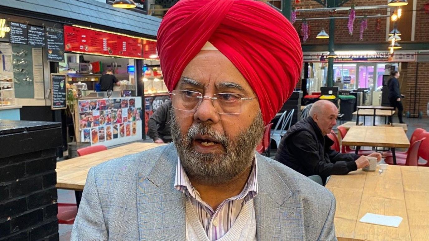 Lord Sahota in Wellington Market