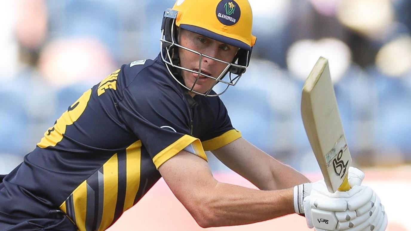 Marnus Labuschagne in action for Glamorgan