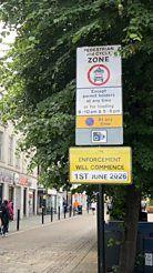 ANPR camera warning sign