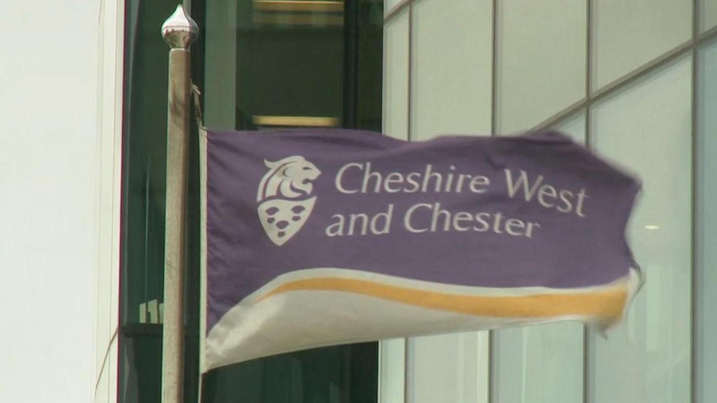 Cheshire West and Chester council flag