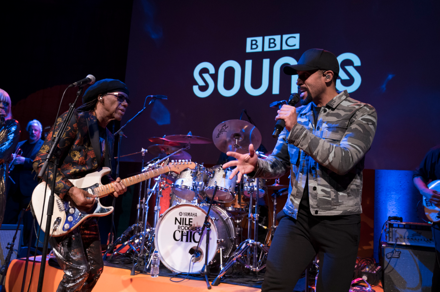 David performed with Nile Rodgers at the launch event for BBC Sounds