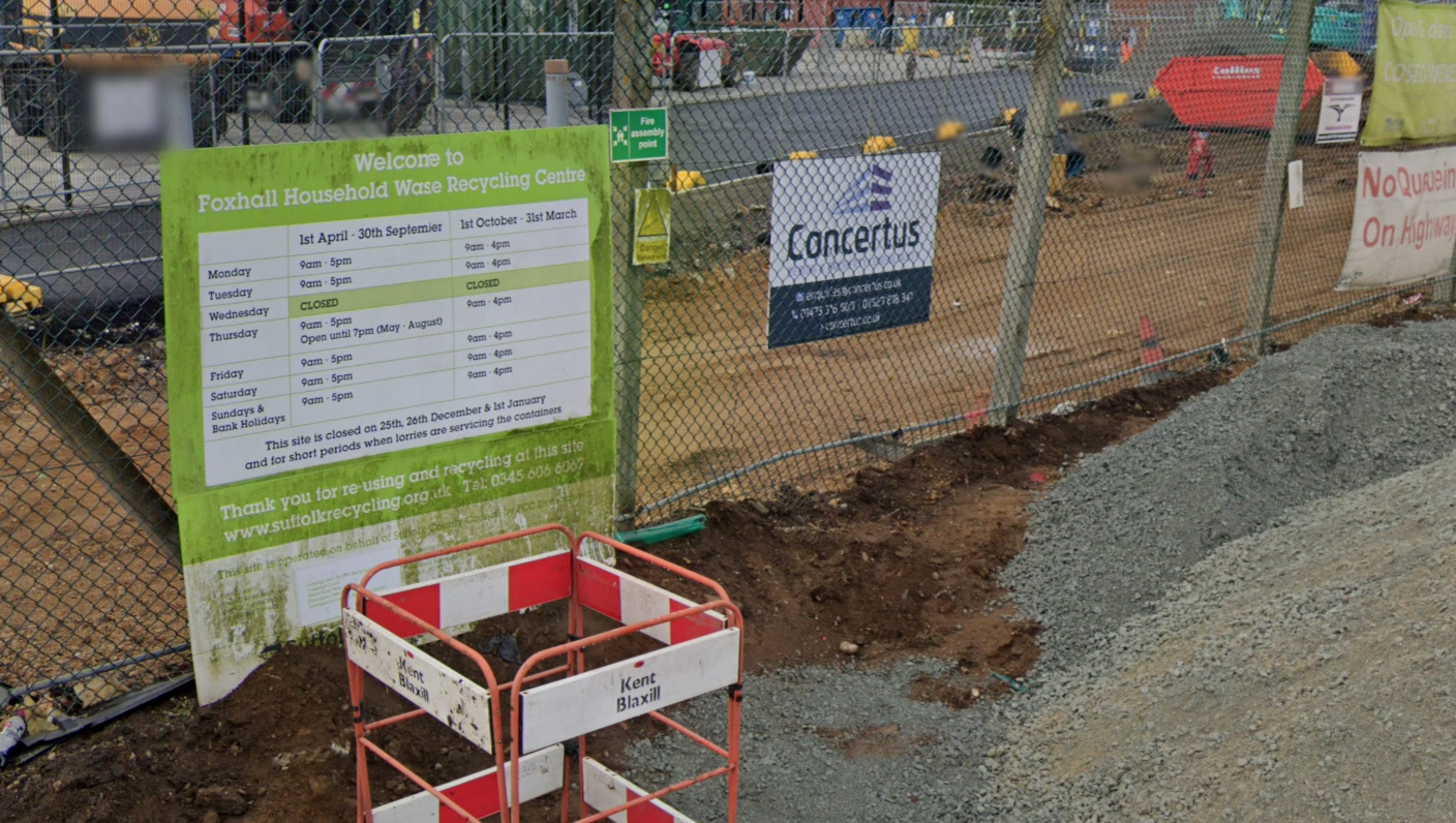 Foxhall Recycling Centre