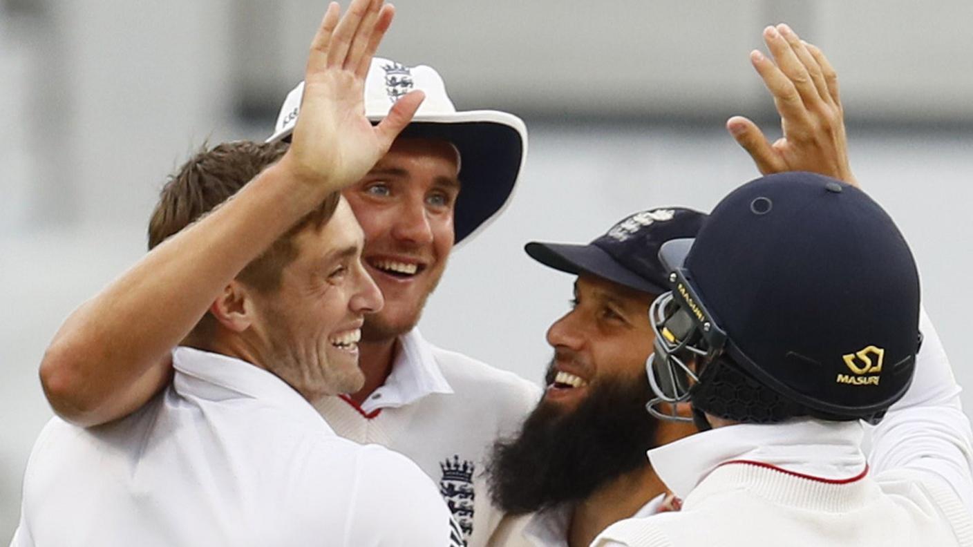 England celebrate