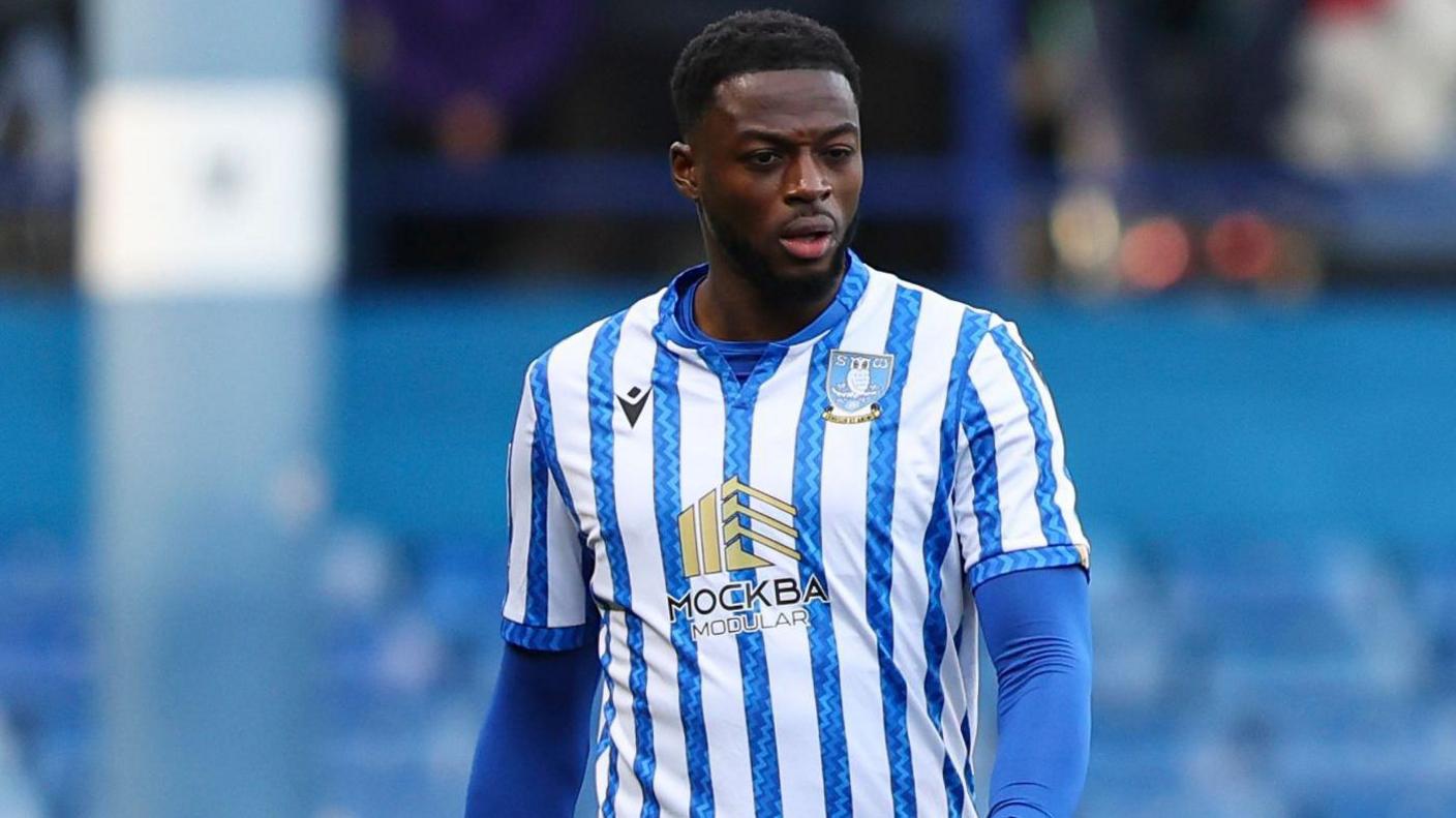 Dominic Iorfa playing for Sheffield Wednesday