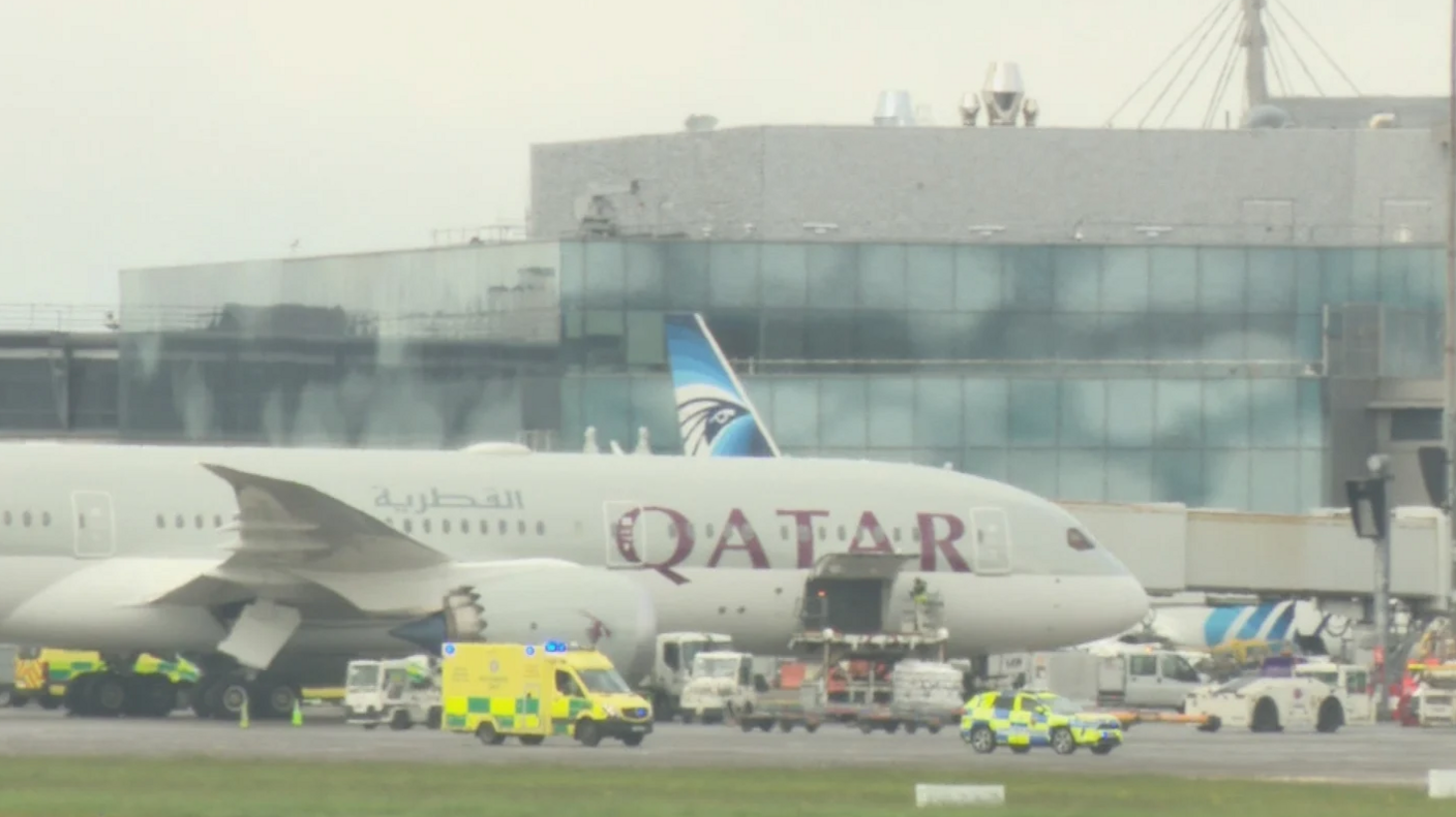 The aircraft in Dublin 