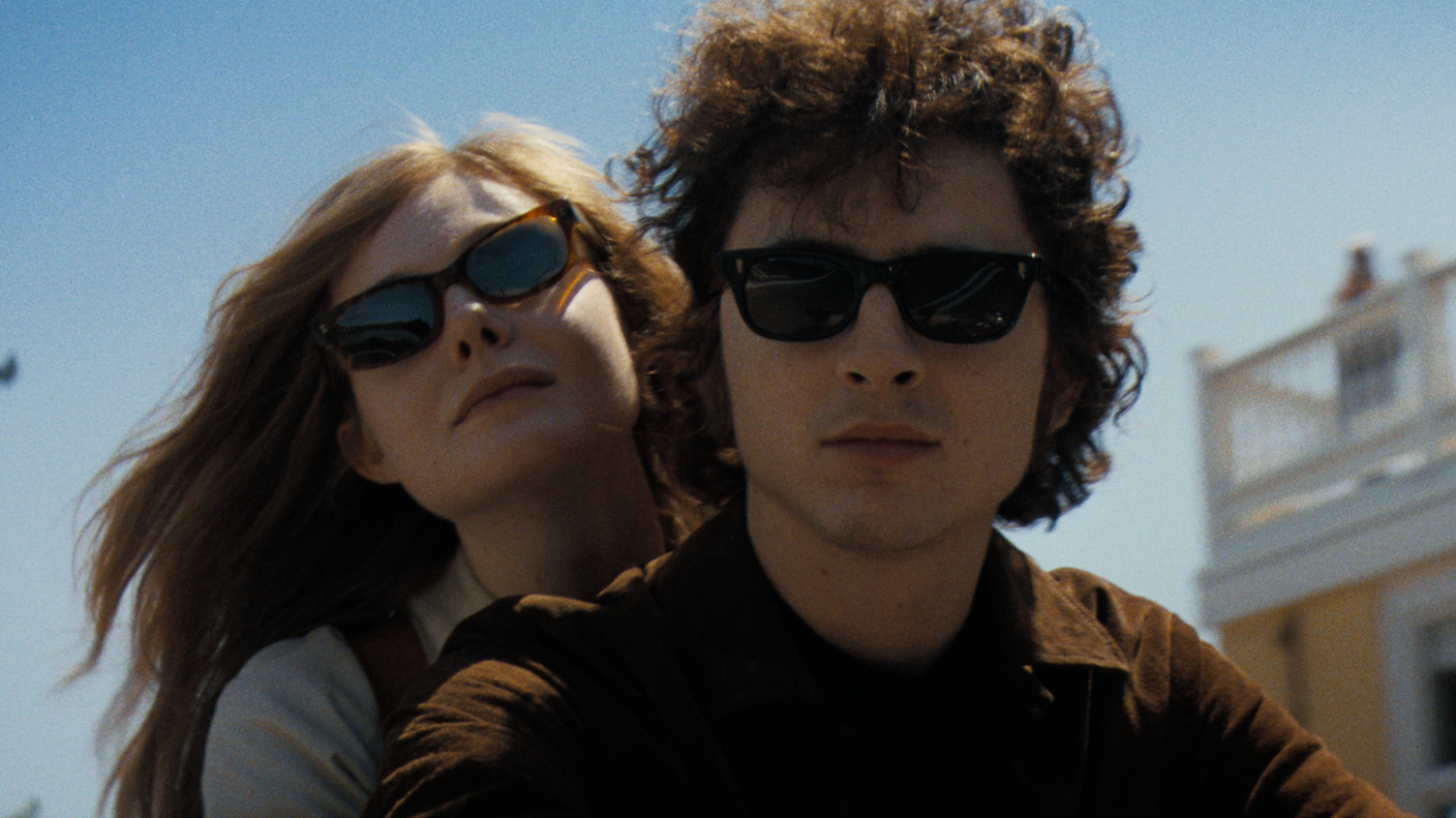 Timothée Chalamet and Elle Fanning in Bob Dylan biopic A Complete Unknown