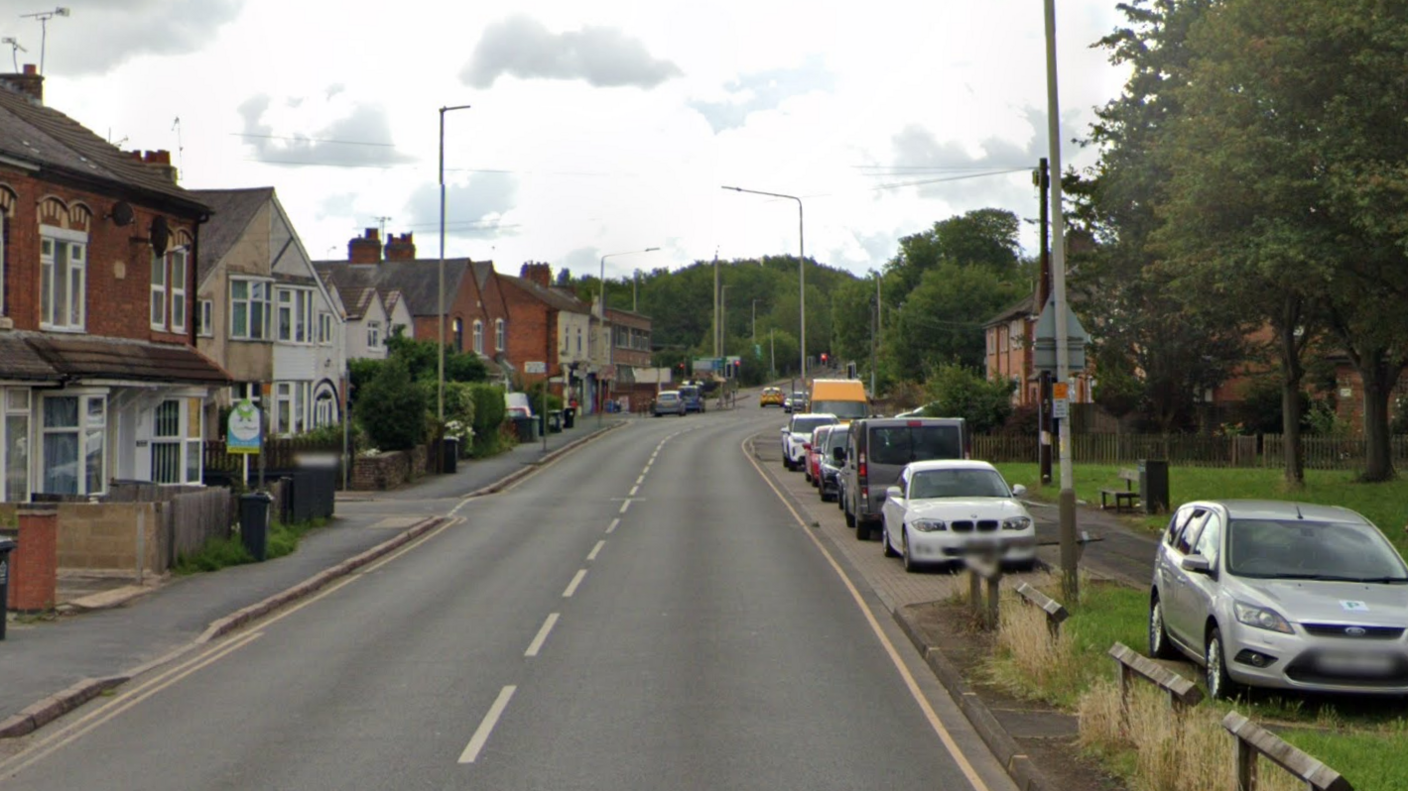 A general view of Gipsy Lane, Leicester. A man in his 20s was seriously injured in a crash.