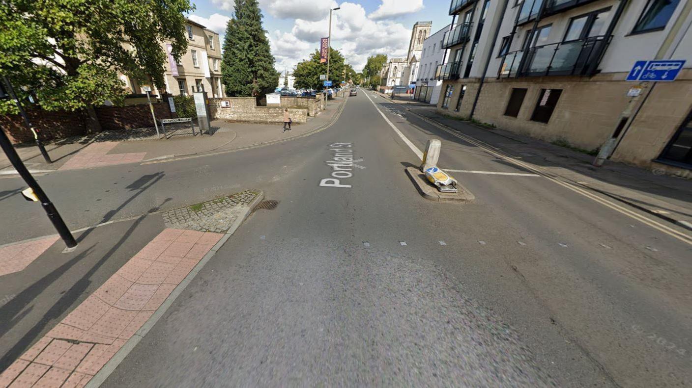 An image of Portland Street in Cheltenham pictured during the daytime