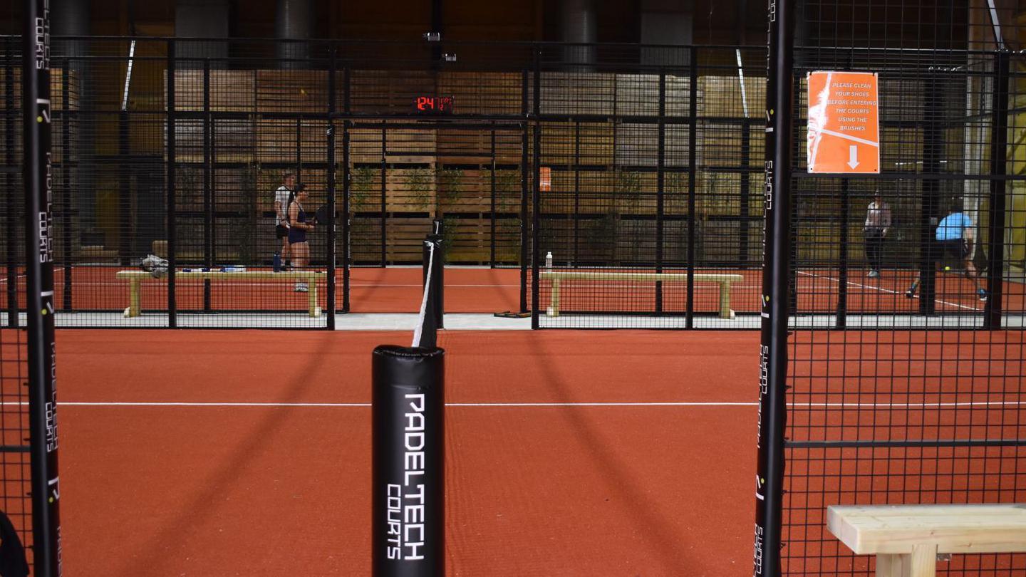 A large padel court
