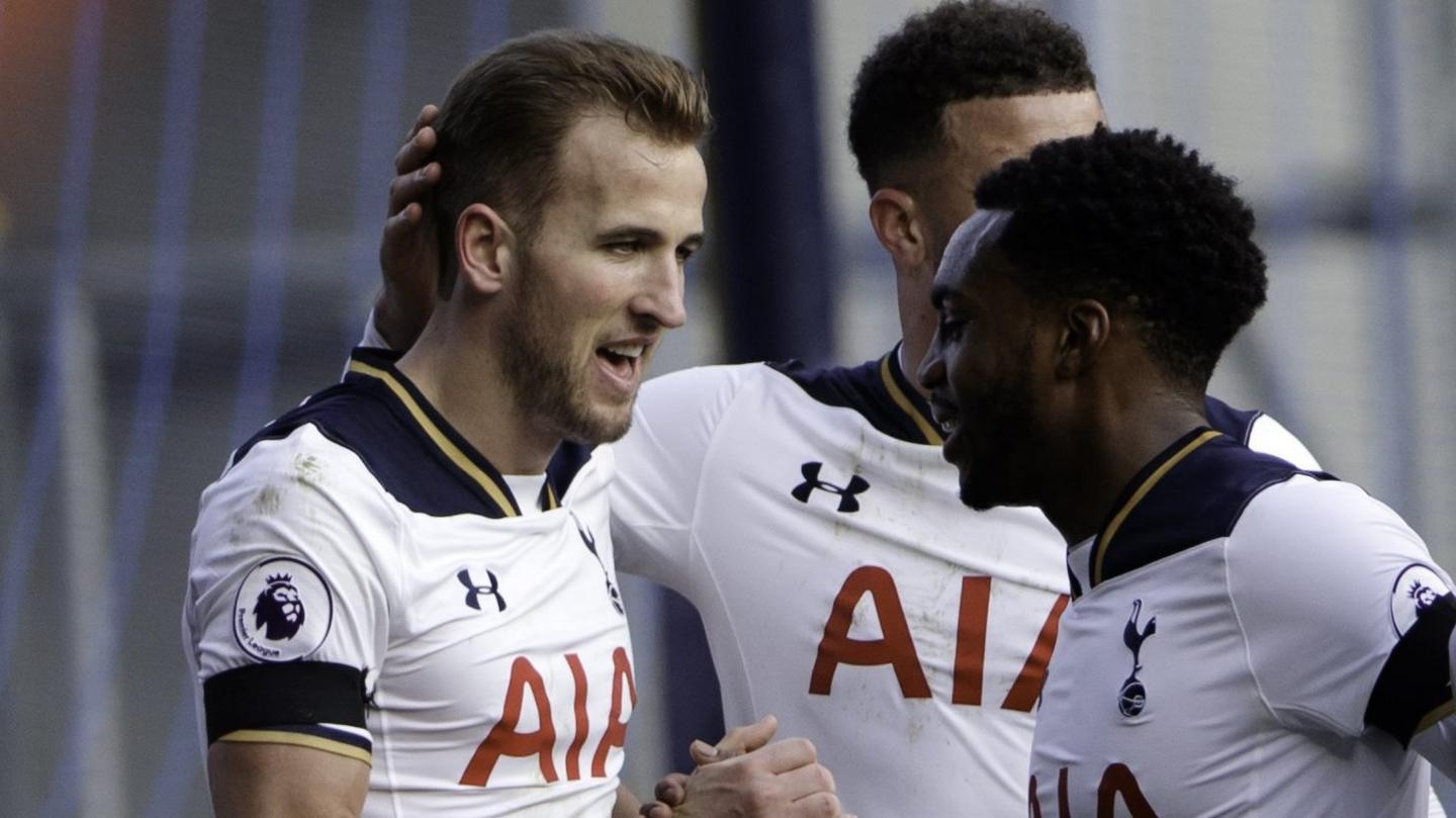 Harry Kane celebrates