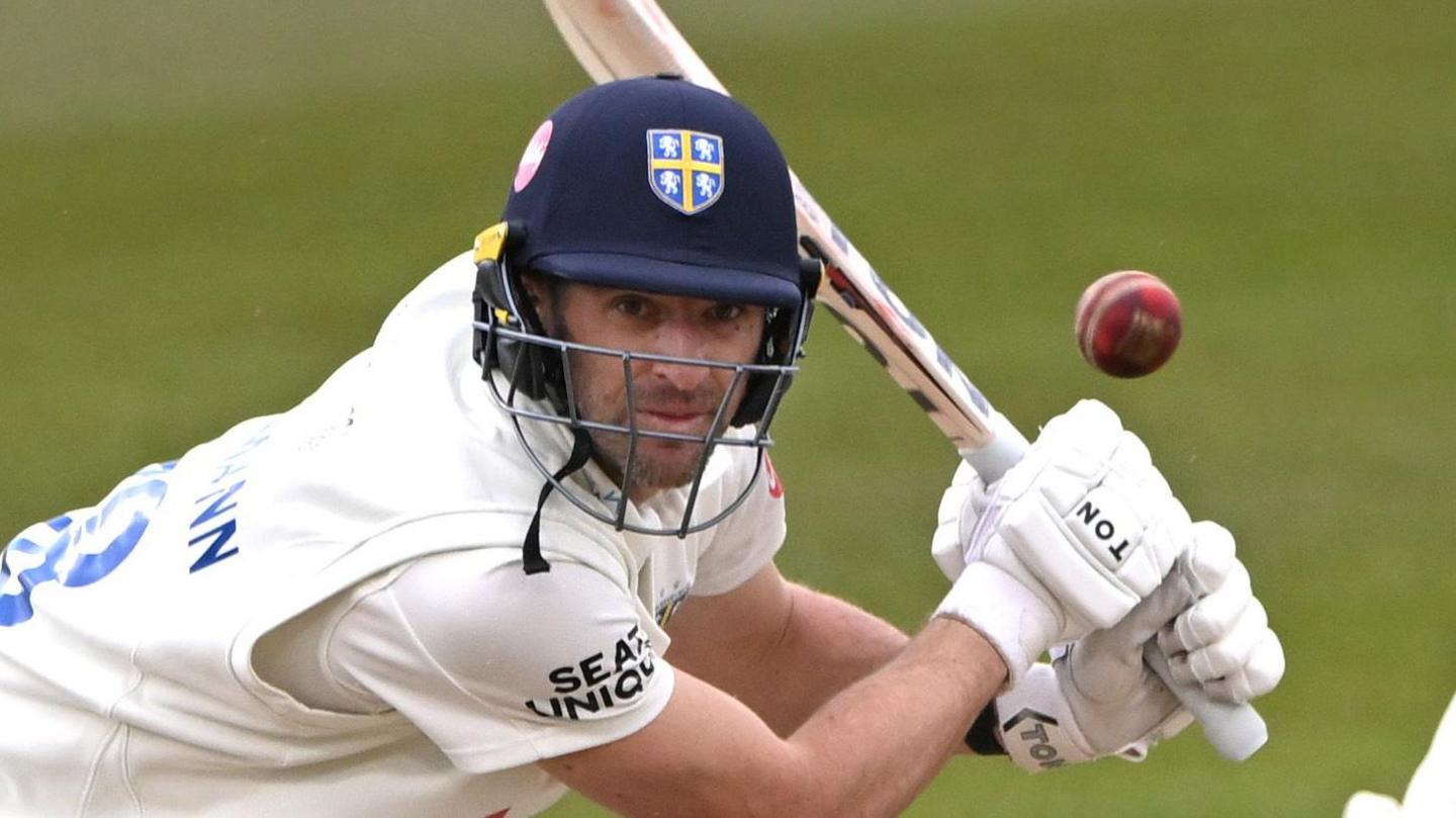 Colin Ackermann batting for Durham