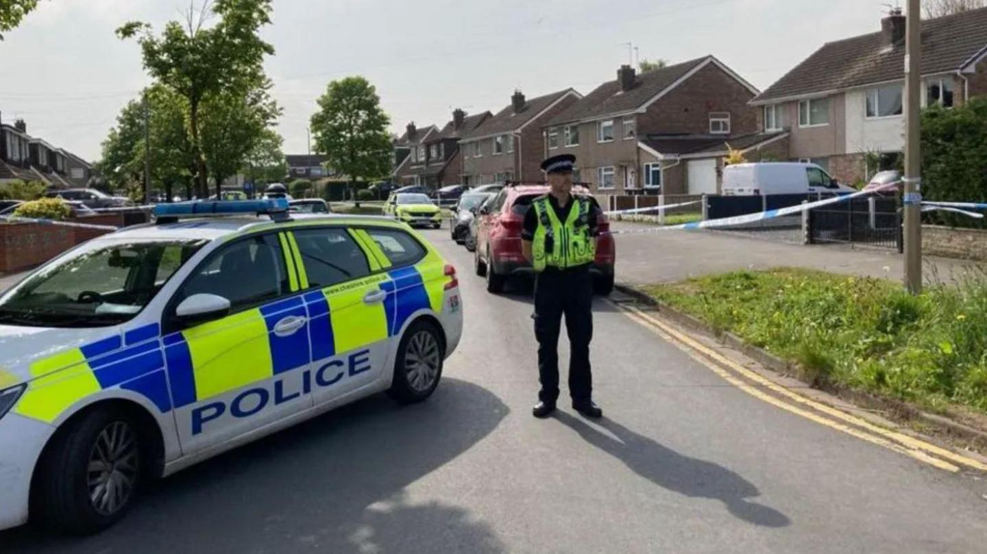 Police at scene of stabbing in Summertrees Road, Ellesmere Port