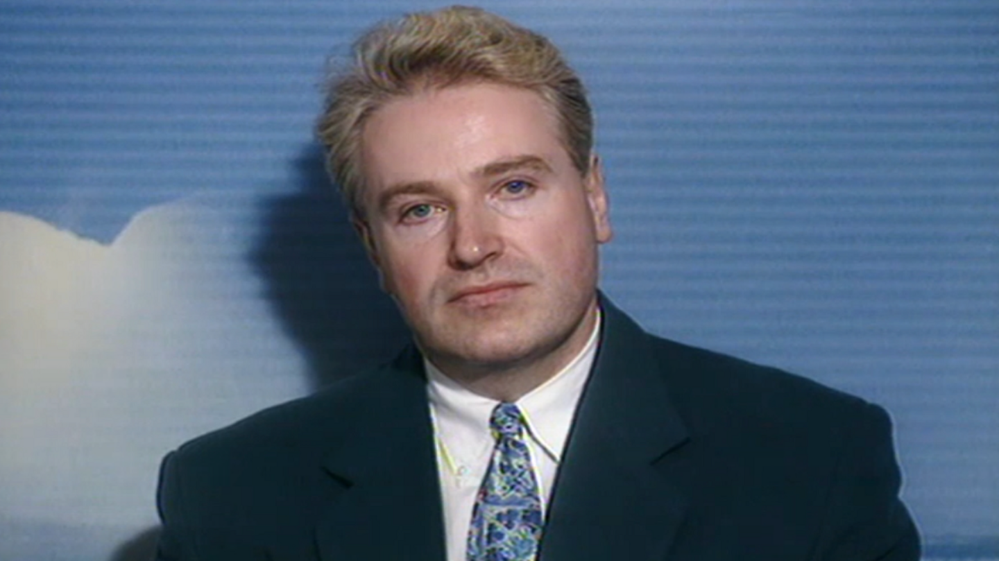 Neil Foden on a BBC TV programme in the 1990s