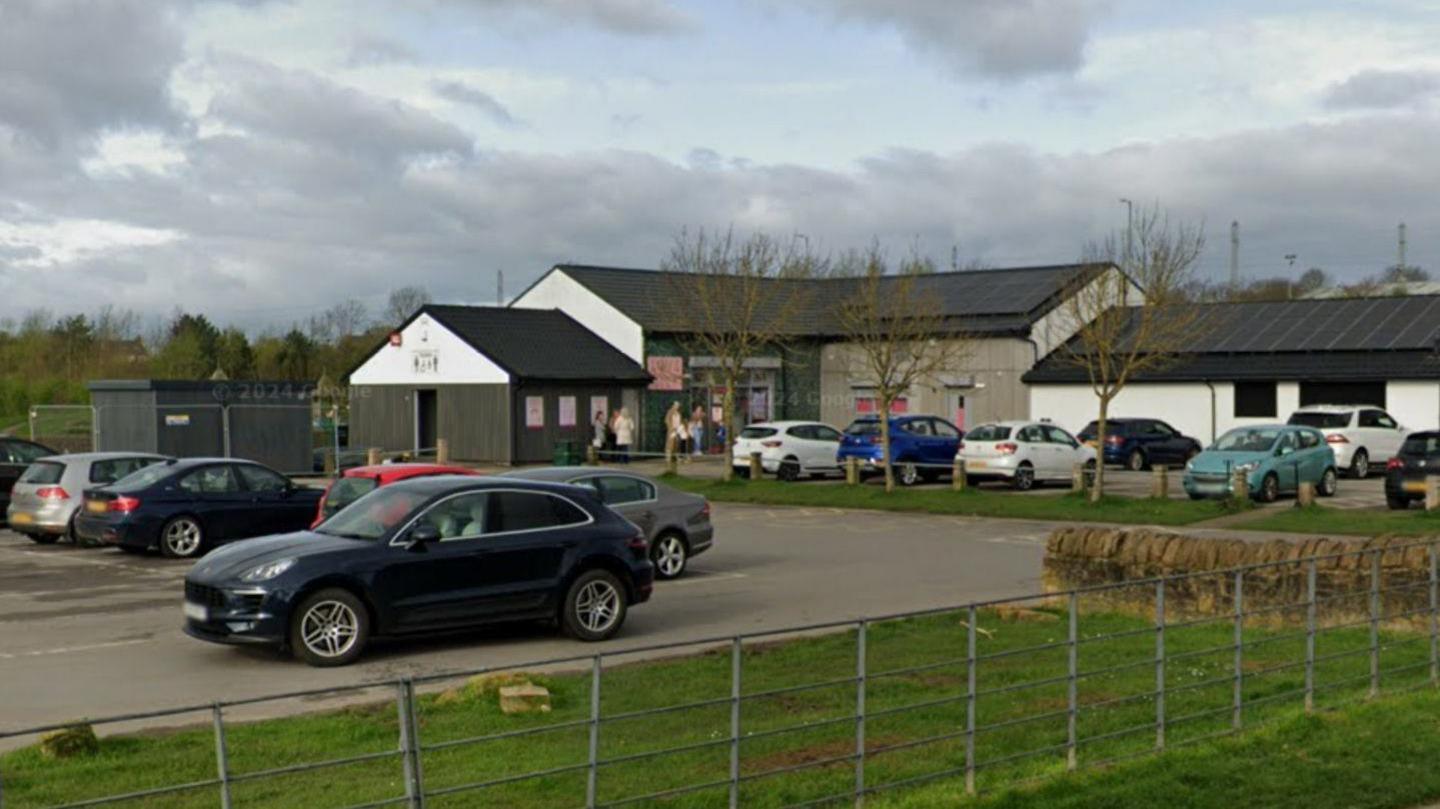 The main cafe car park at Herrington Country Park in Sunderland