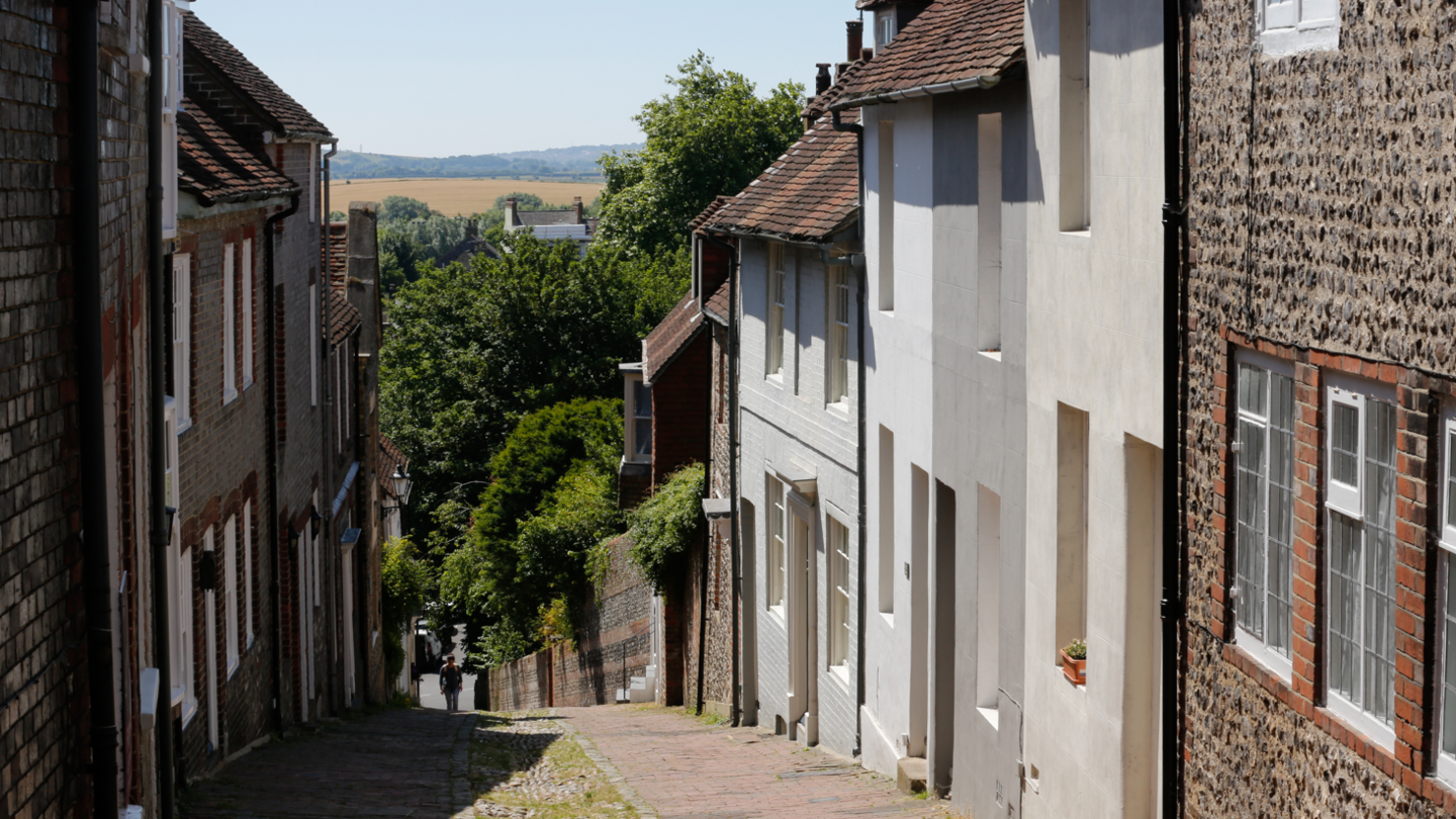 A street in Lewes, East Sussex