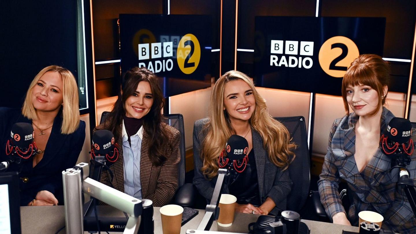 Girls Aloud announcing the tour at Radio 2