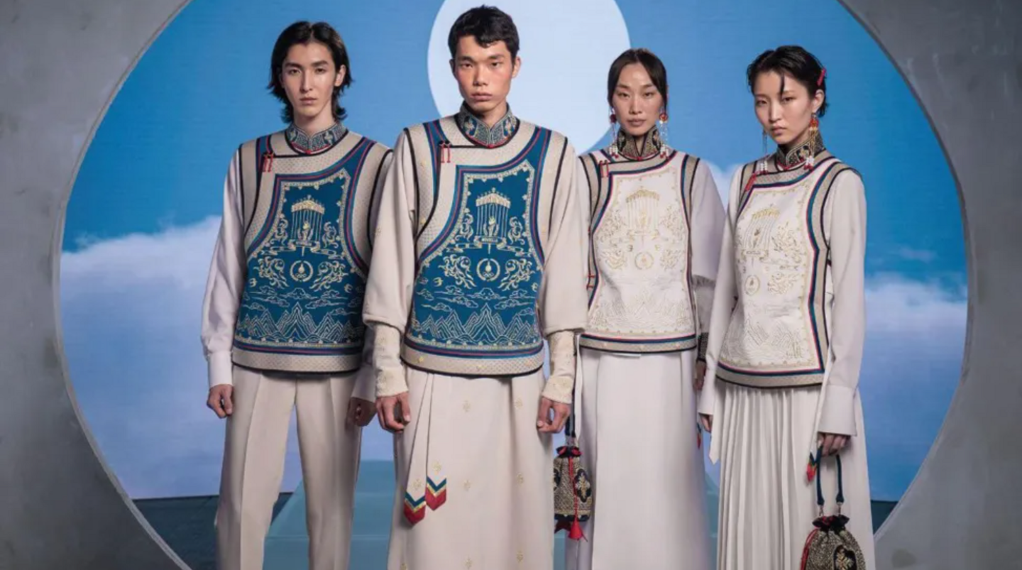 Mongolia Olympic outfits.