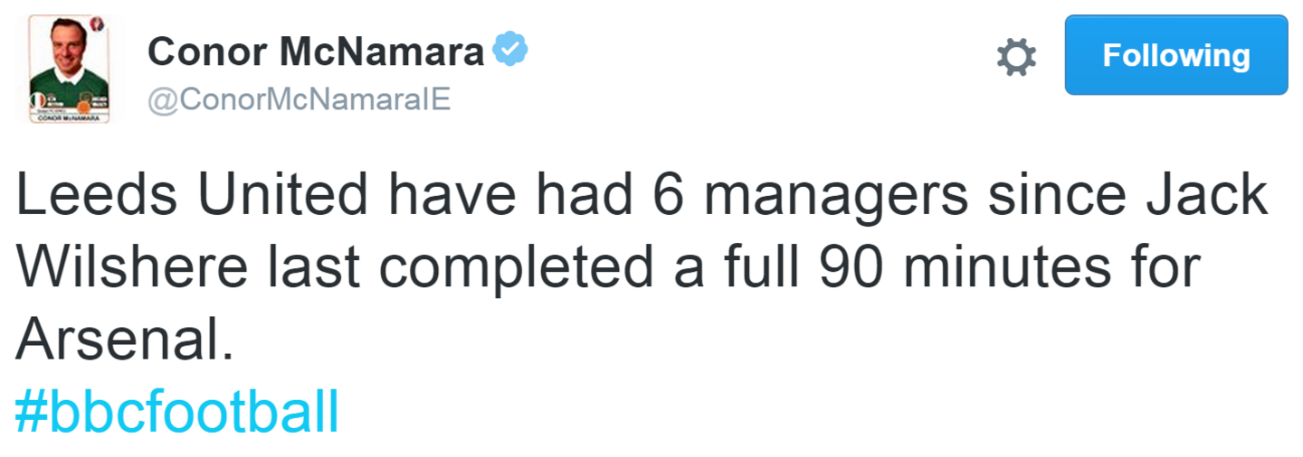 Conor McNamara tweet