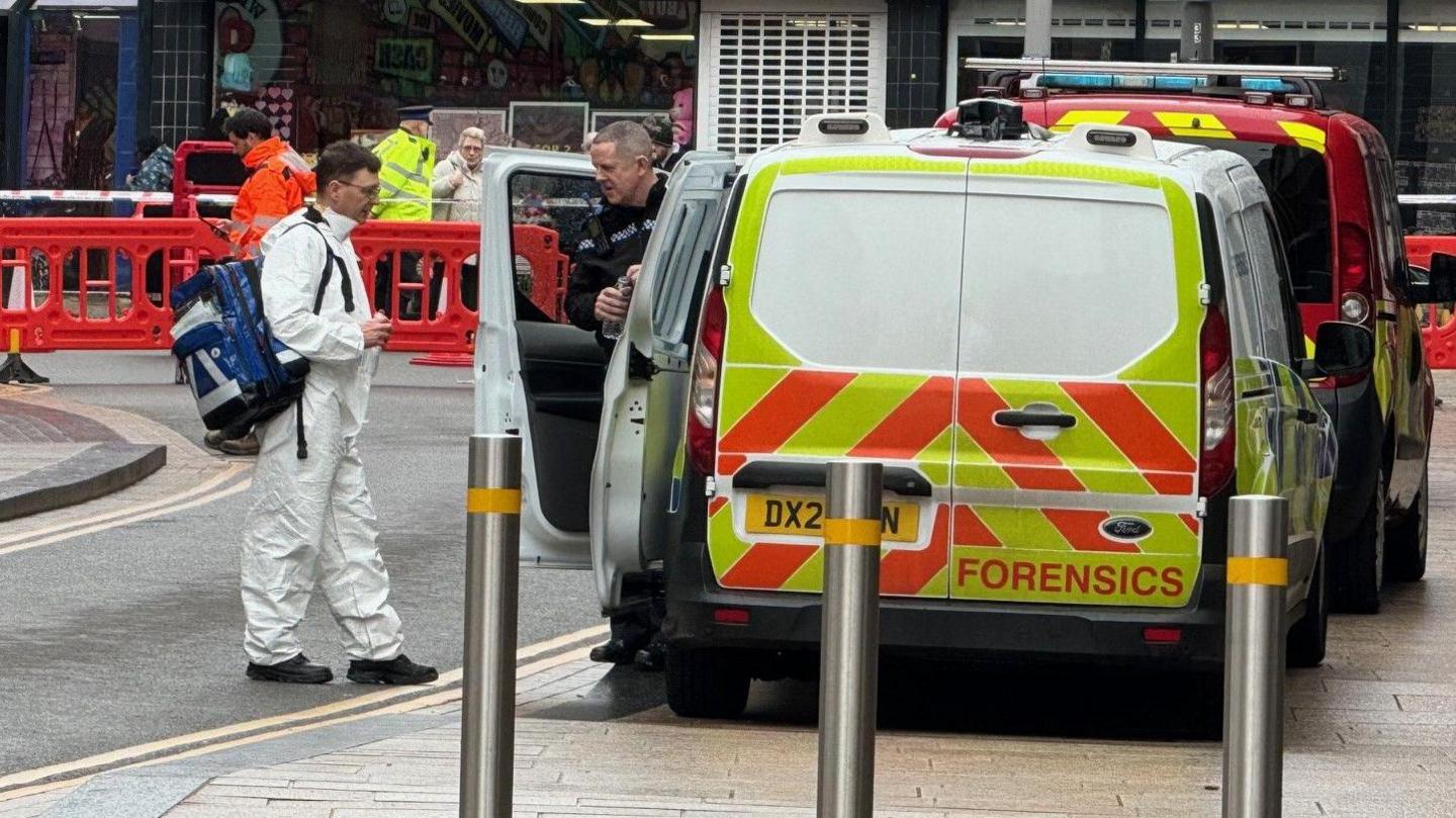 Forensics van in Hanley