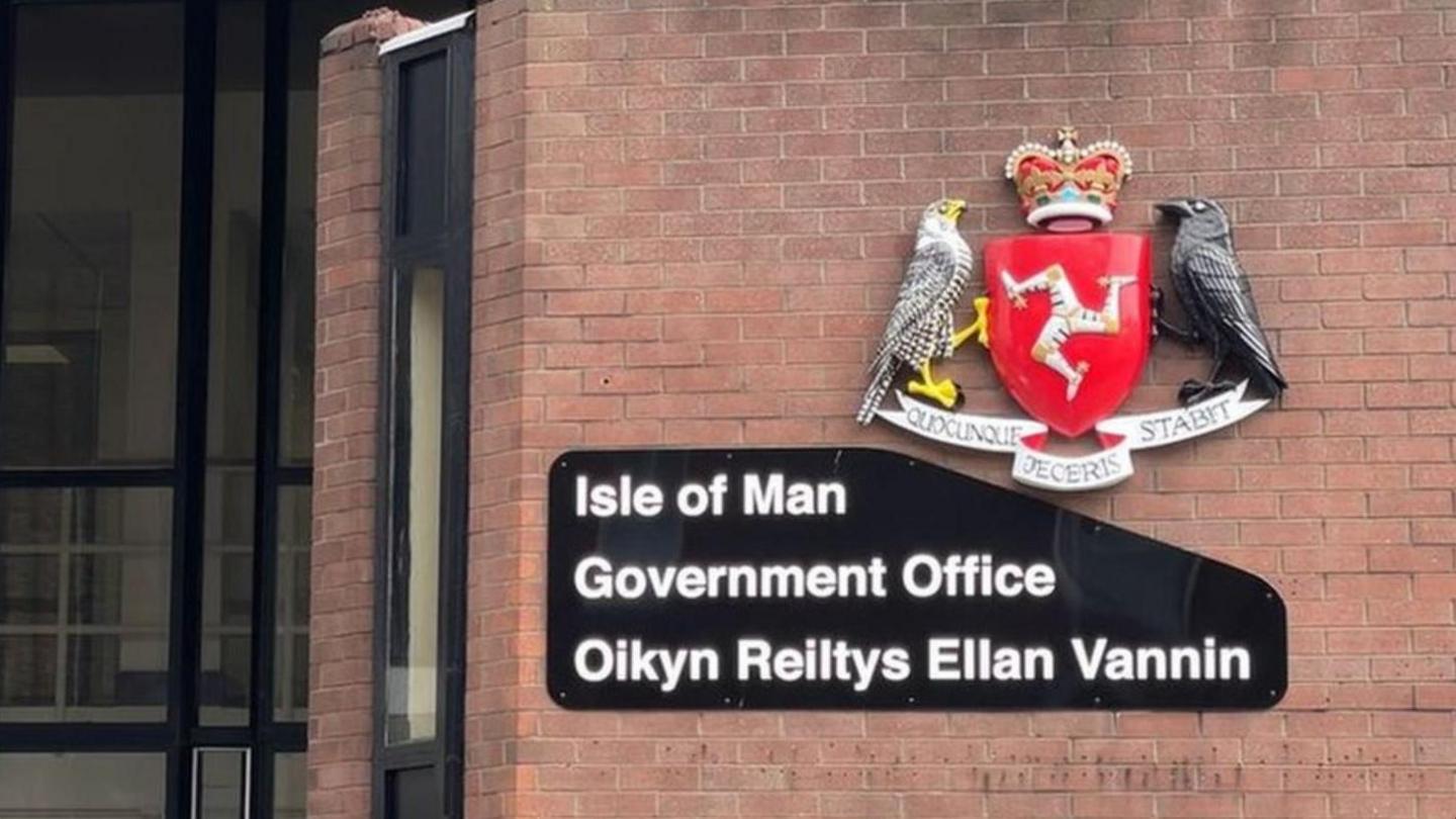 Isle of Man Government office sign