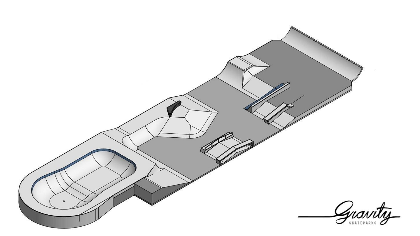 An image of the wheeled sports facility design