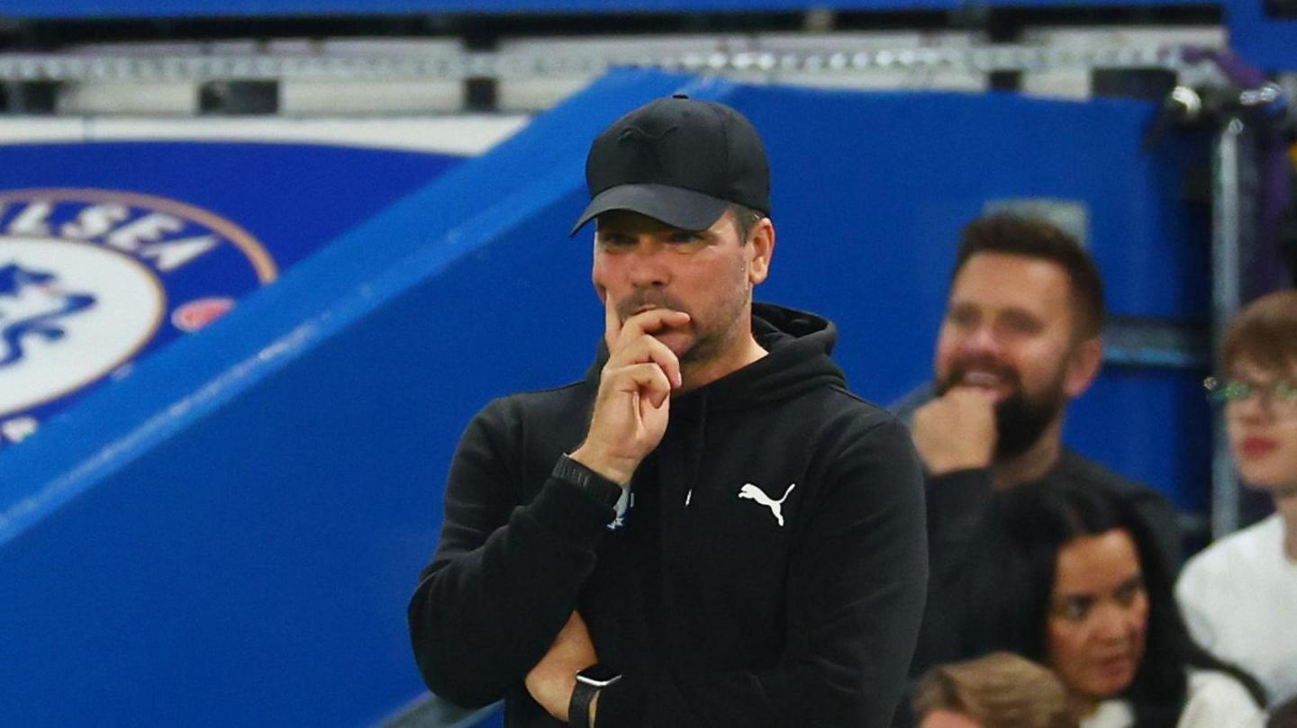 Stephen Clemence at Stamford Bridge during the recent EFL Cup tie away to Chelsea