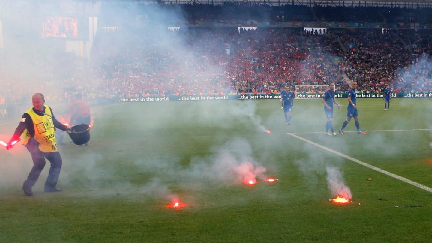 Flares on the field