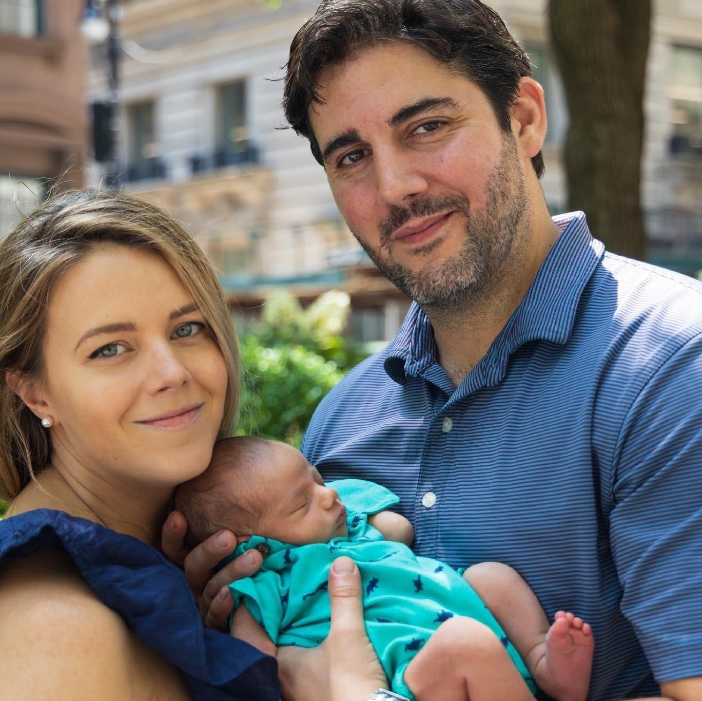 Audrey, Jonathan and baby Dean