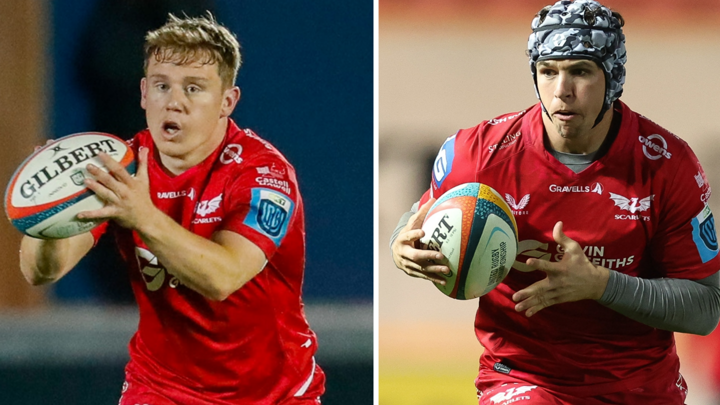 Sam Costleow and Tom Rogers were among eight Scarlets players in the Wales squad this autumn