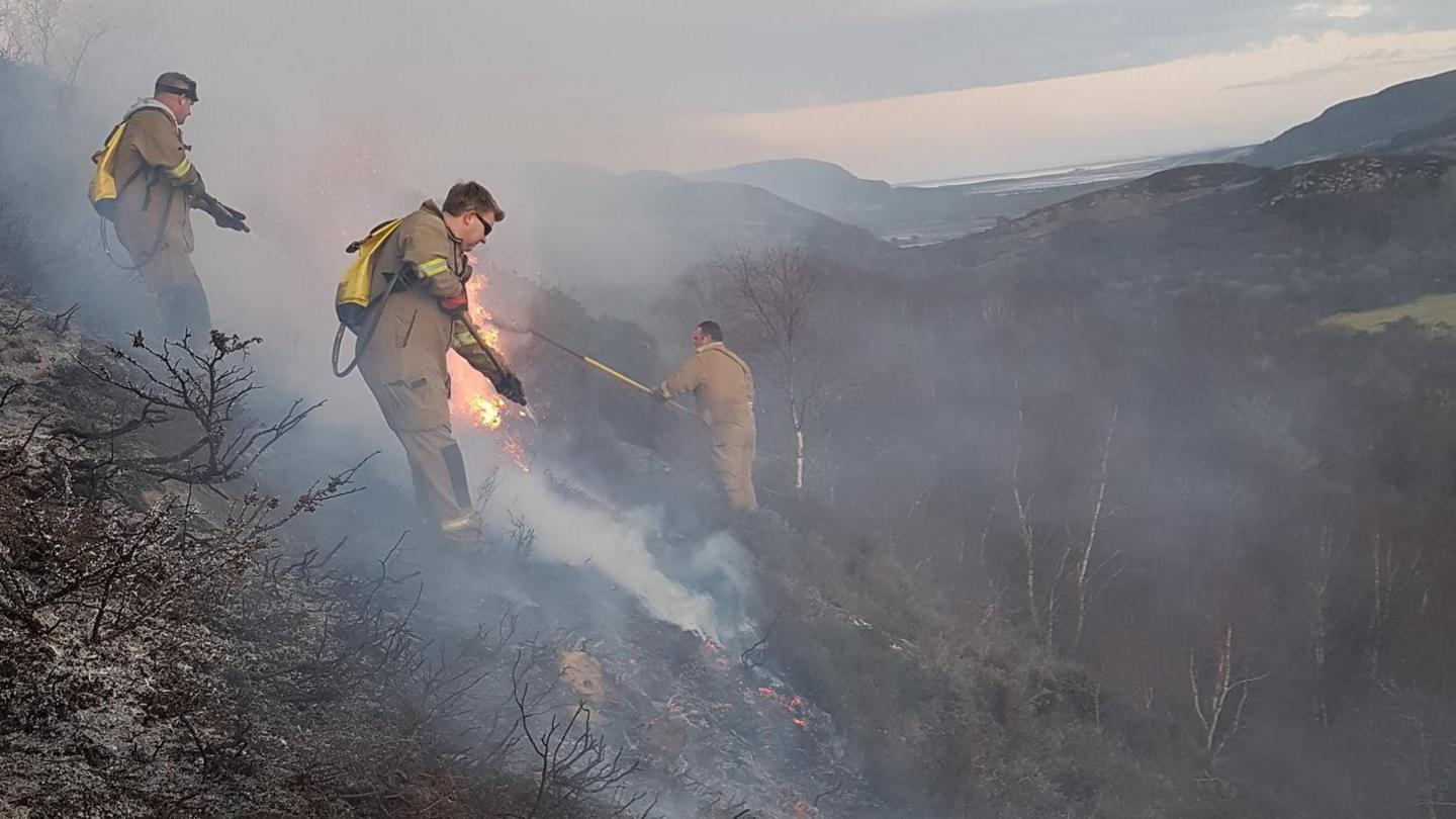 Wildfire at Rogart