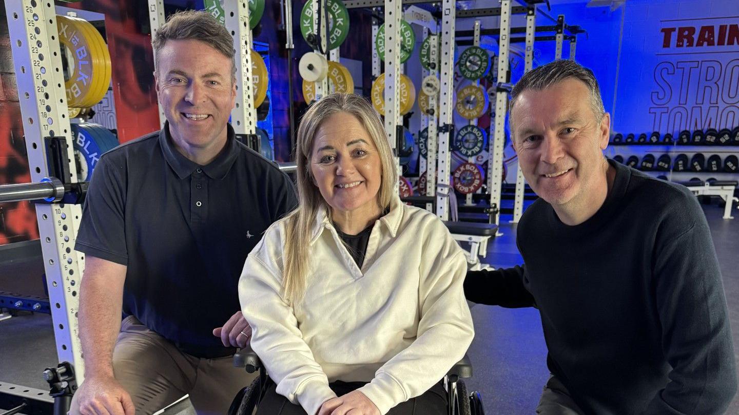 Thomas Niblock, Catriona Graham and Oisin McConville