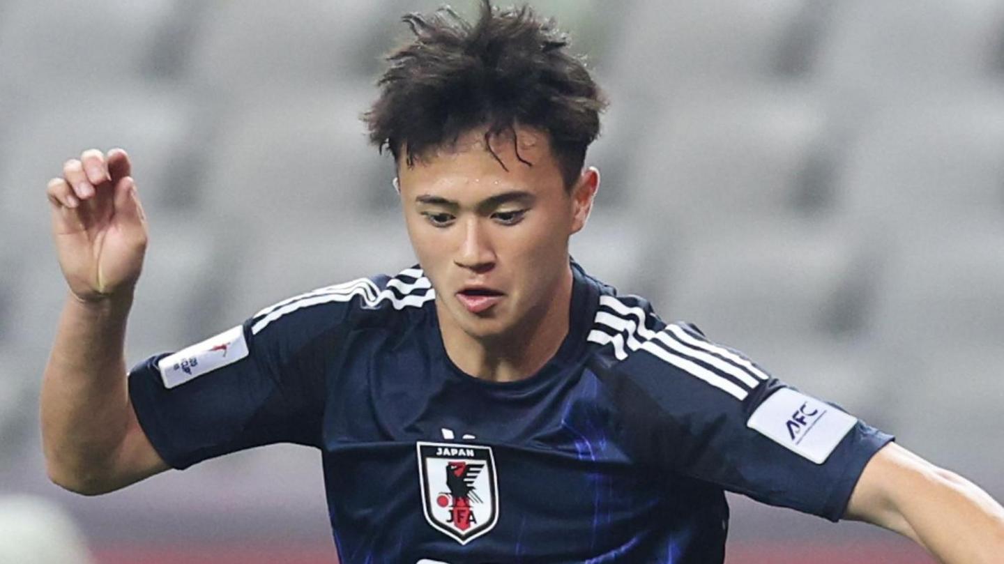 Rento Takaoka in action.