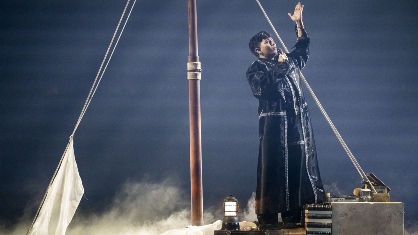 Austria's JJ performs the song "Wasted Love"