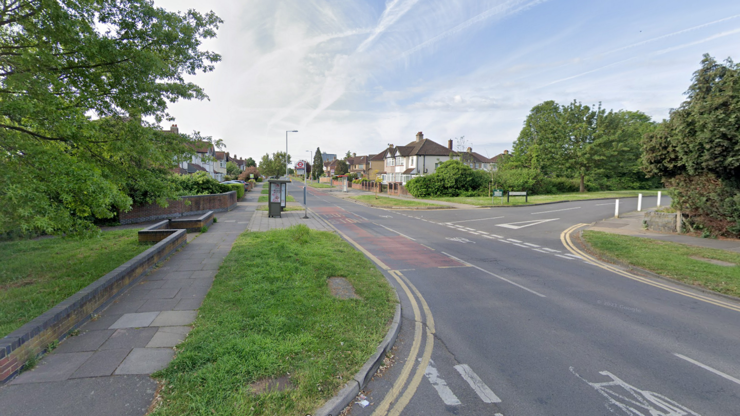 Street view of Raeburn Avenue, Tolworth 