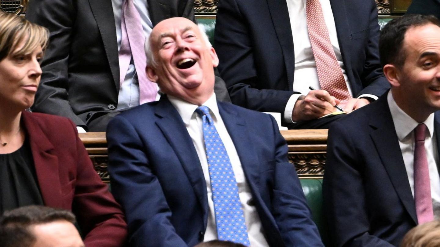 Wayne David sitting on the opposition benches in the House of Commons