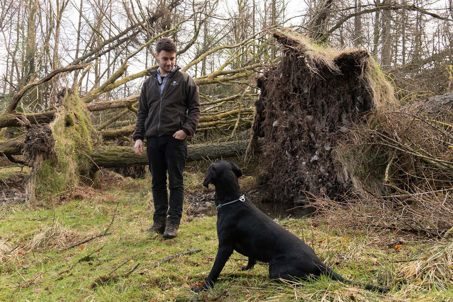 Kelvin and his dog